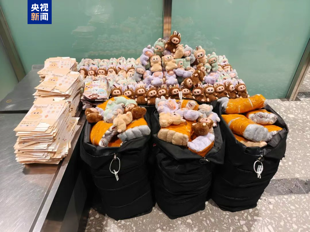 今年以来海关拦截183万件假LABUBU