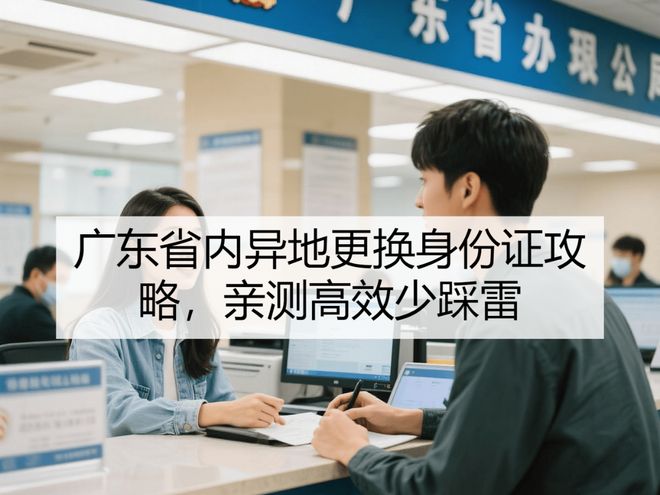 广东省内异地更换身份证攻略亲测高效少踩雷